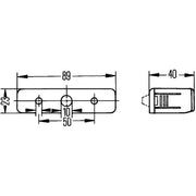 Hella Licence Plate Light / Lamp outer C5W