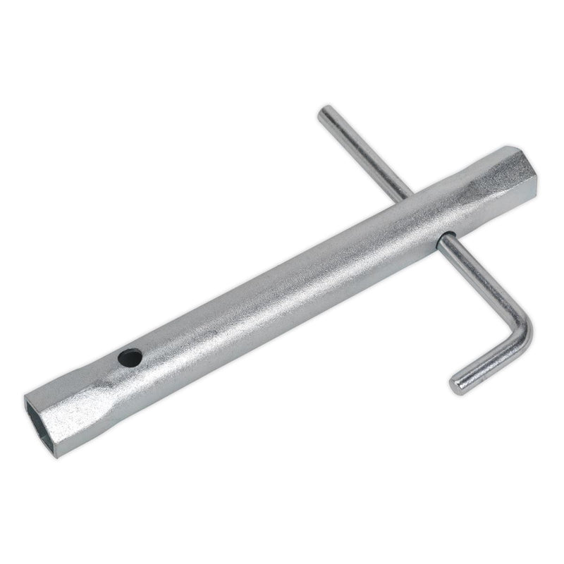 Sealey Dbl End Long Reach Spark Plug Box Spanner 16/18mm L-Bar MS157 Sealey  - Dynamic Drive
