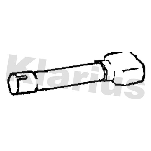 Klarius Exhaust Pipe OD fits Volvo V70 1995-2000 2.0 2.4