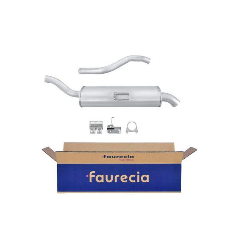 Hella End Silencer Rear fits Renault Grand Scénic III 2009-2016 1.5 1.6 1.9