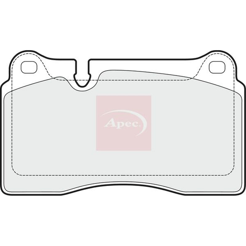 Apec Front Brake Pad Set fits Aston Martin DB9 Vantage 2015-2016 6.0