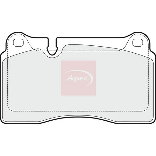 Apec Front Brake Pad Set fits Aston Martin DB9 Vantage 2015-2016 6.0