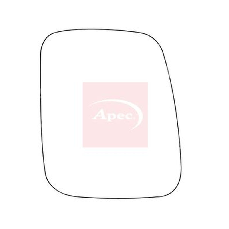 Apec Exterior Wing Mirror Glass Right fits VW Transporter 1990-2003