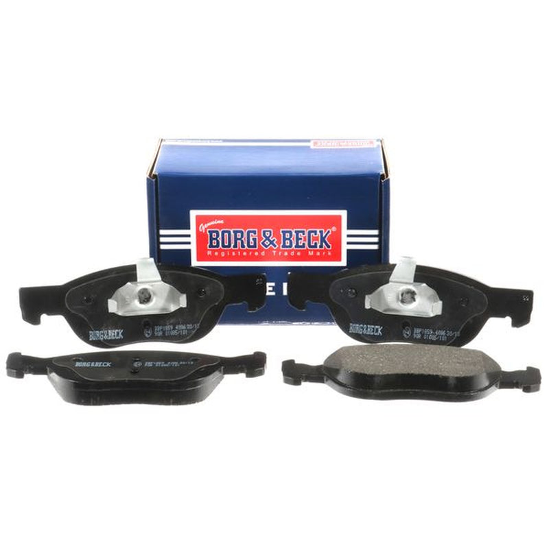 Borg & Beck Front Brake Vented Discs & Pads fits Fiat Punto 2005-2012 1.4
