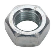 Sealey Steel Nut DIN 934 M20 Zinc Pack of 10 SN20 Sealey - Dynamic Drive