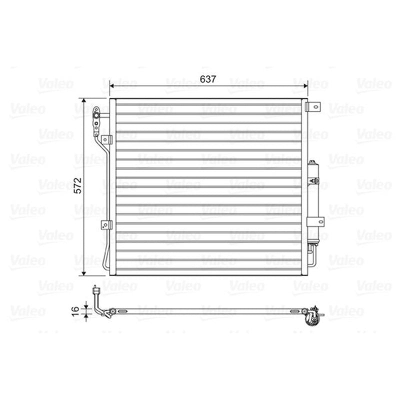 Valeo Air Conditioning Condenser 814200