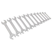 Sealey Double Open-End Spanner Set 12pc Metric S0849 Siegen by Sealey - Dynamic Drive