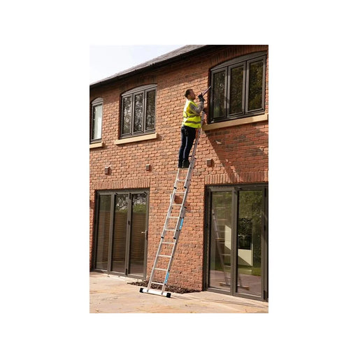 Zarges Everest D-Rung Extension Ladder 3-Part 3 x 6 - 413626