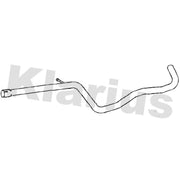 Klarius Exhaust Pipe OD fits Audi A3 2012-2020 1.6 2.0