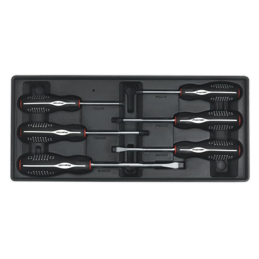 Sealey Tool Tray with Screwdriver Set 6pc TBT14 Sealey - Dynamic Drive