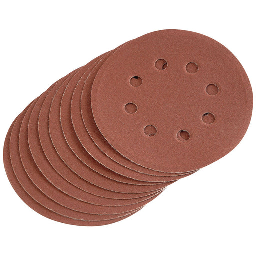 Draper Hook and Loop Sanding Discs, 125mm, 240 Grit (Pack of 10) 64040 Draper - Dynamic Drive