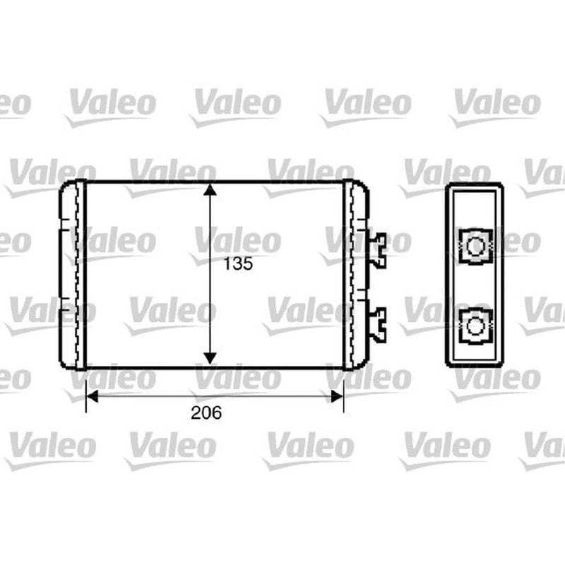Valeo Heater Matrix Core Heat Exchanger 812220