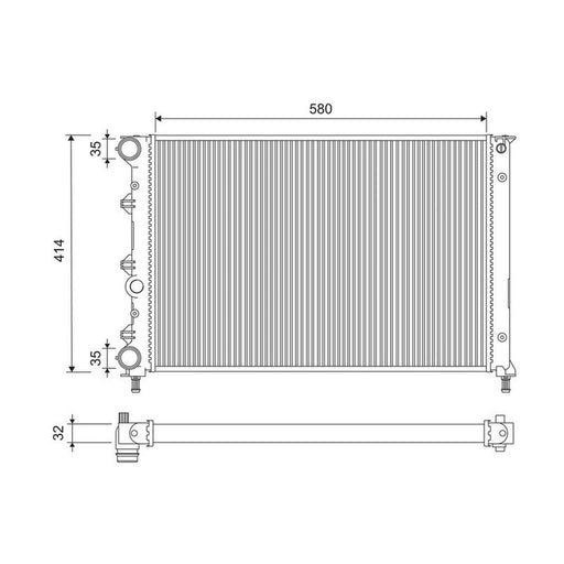 Valeo Engine Radiator 732730