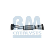 BM Catalysts Exhaust Pipe OD fits Kia Rio IV 2017 on 1.25