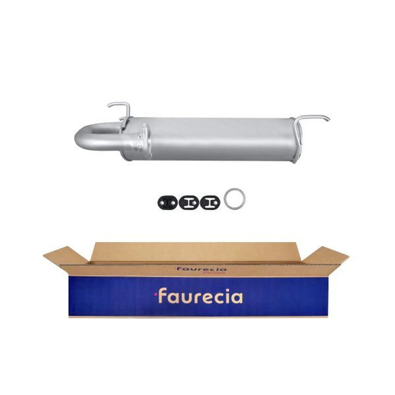 Hella End Silencer Rear fits Nissan X-Trail I 2001-2013 2.0 2.2 2.5
