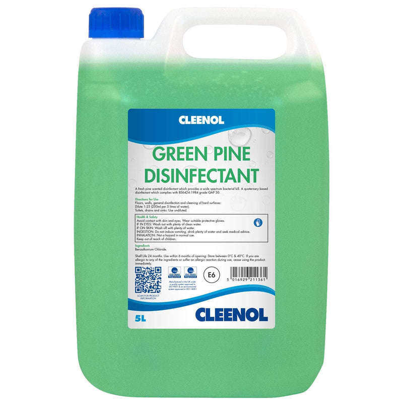Cleenol Disinfectant - Green Pine - 5 Litre Cleenol  - Dynamic Drive