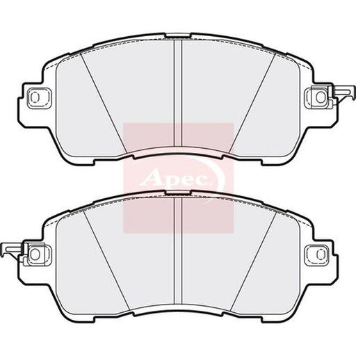 Apec Front Brake Pad Set PAD2082