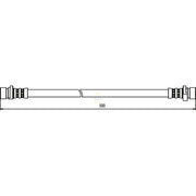 NAPA Brake Hydraulic Hose Line Rear Right NBH1222