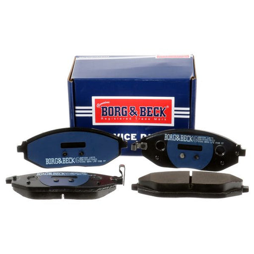 Borg & Beck Front Brake Vented Discs & Pads fits Chevrolet Spark 2010 on 1.2