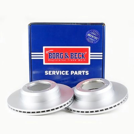 Borg & Beck Front Brake Discs & Pads fits Land Rover Defender Station 1990-1994