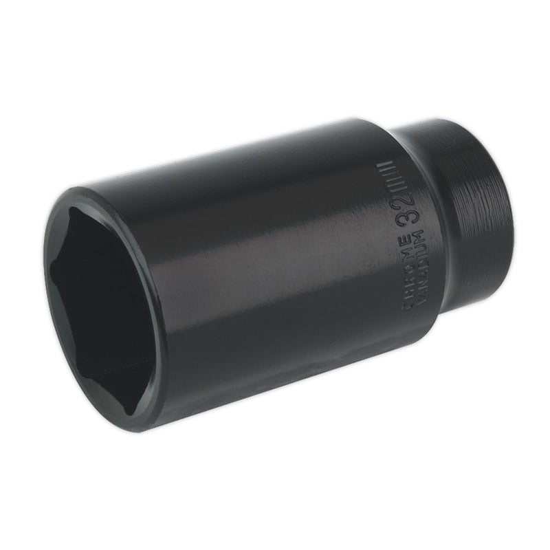 Sealey Impact Socket 32mm Deep 1/2"Sq Drive IS1232D Sealey - Dynamic Drive