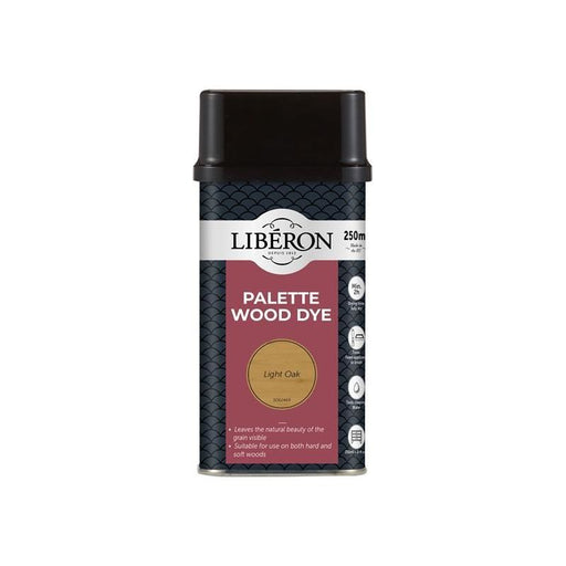 Liberon Palette Wood Dye Light Oak 250ml Liberon - Dynamic Drive