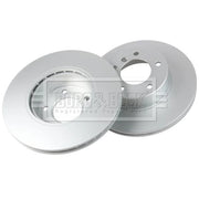 Borg & Beck Front Vented & Rear Vented Brake Discs & Pads fits BMW 3 2004-2012