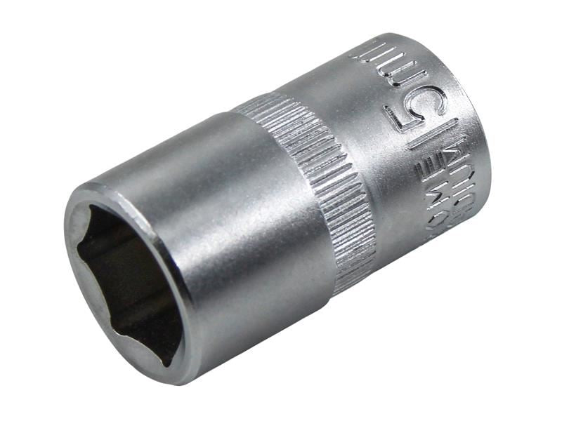 Faithfull Hex Socket 1/2in Drive 15mm Faithfull - Town Tools