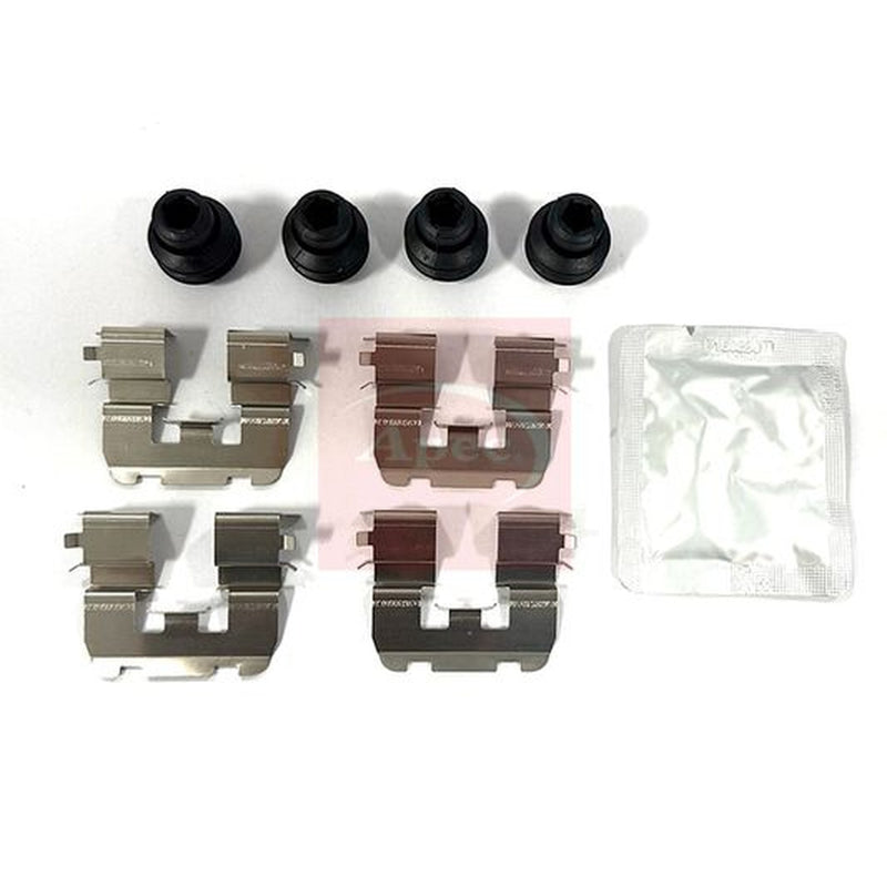 Apec Brake Pad Accessory Fitting Kit Rear fits Fiat Tipo 2015-2020 1.3 1.4 1.6