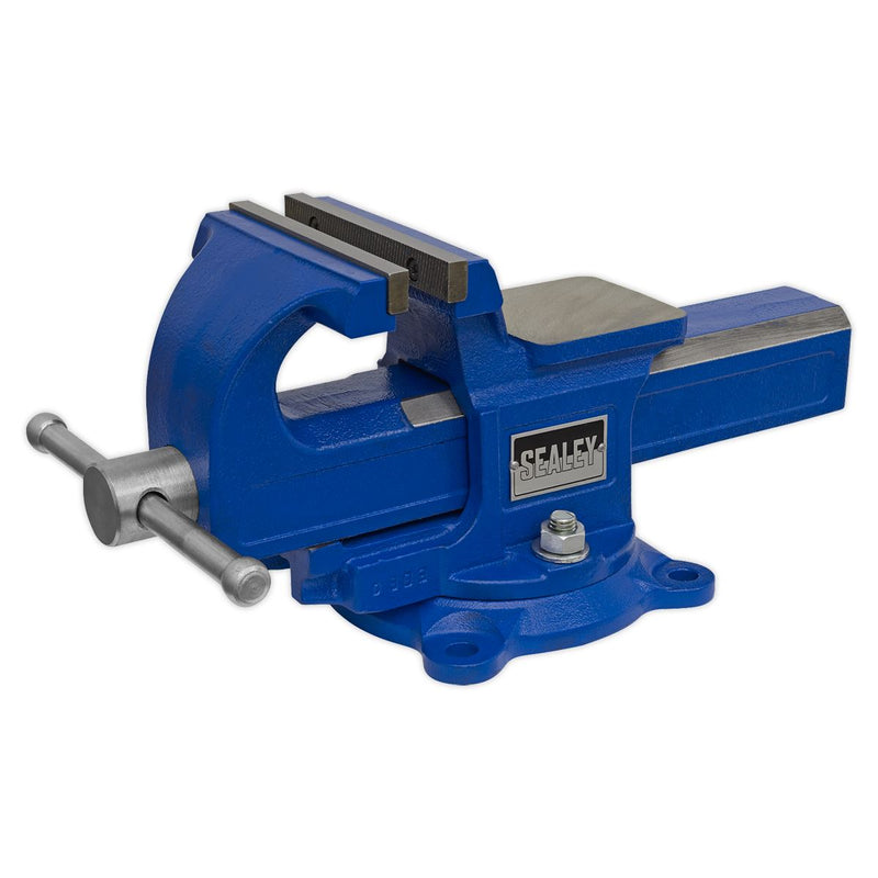 Sealey Vice 125mm Quick Action Swivel Base SG Iron QAVE125 Sealey - Dynamic Drive