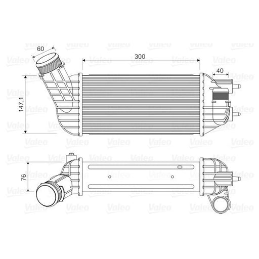 Valeo Intercooler (Charge Air Cooler) 818652