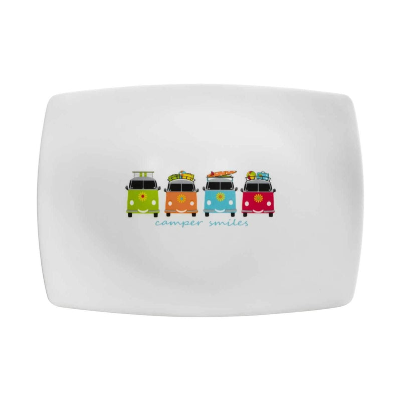 Camper Smiles Platter (35Cm) CAM354 Flamefield - Dynamic Drive