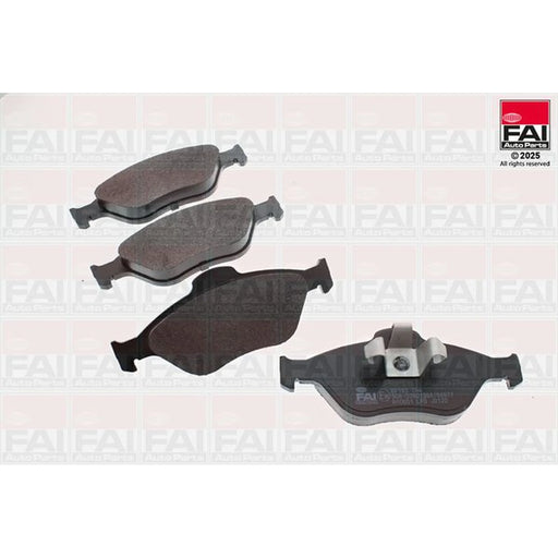 FAI Front Brake Pad Set fits Ford Courier Box Body/Mpv 1996-2003 1.3