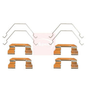 Apec Brake Pad Accessory Fitting Kit Front fits Mazda 323 F/P 2001-2004 2.0