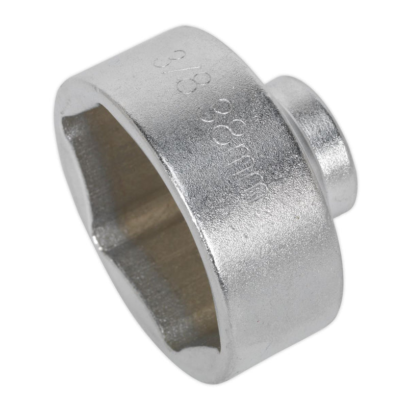 Sealey Low Profile Oil Filter Socket 38mm 3/8"Sq Drive SX115 Sealey - Dynamic Drive