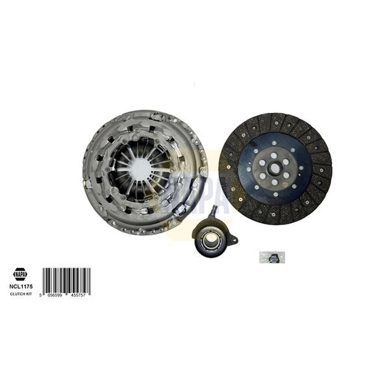 NAPA Clutch Kit Set 3pc fits Ford Focus II 2009-2011 2.5