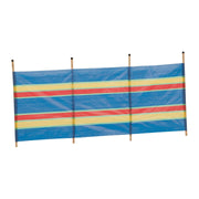 4 Pole Multicoloured Polythene Windbreak 1440 Quest - Dynamic Drive