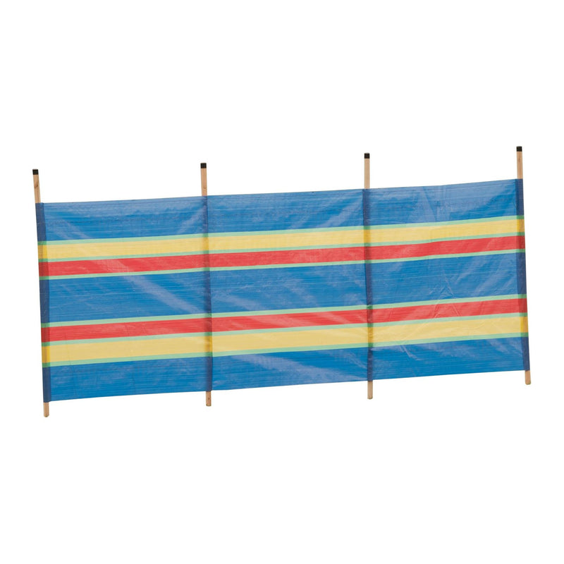 4 Pole Multicoloured Polythene Windbreak 1440 Quest - Dynamic Drive