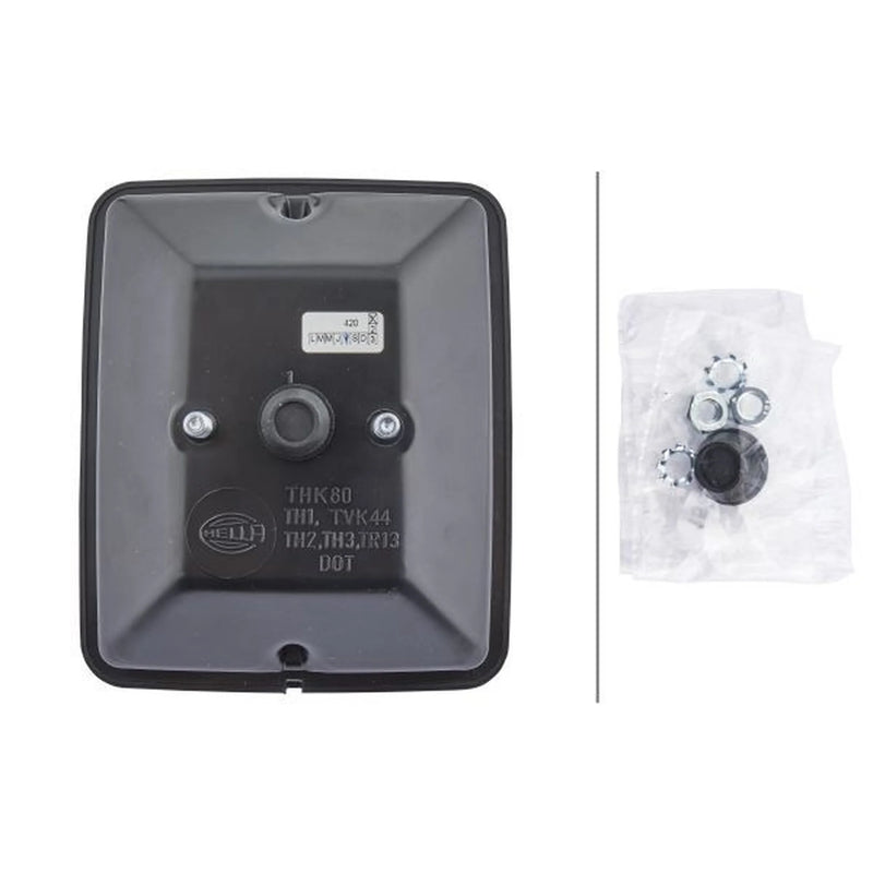 Hella Reversing Lamp Rear fits Mercedes-Benz LK/LN2 1984-1998