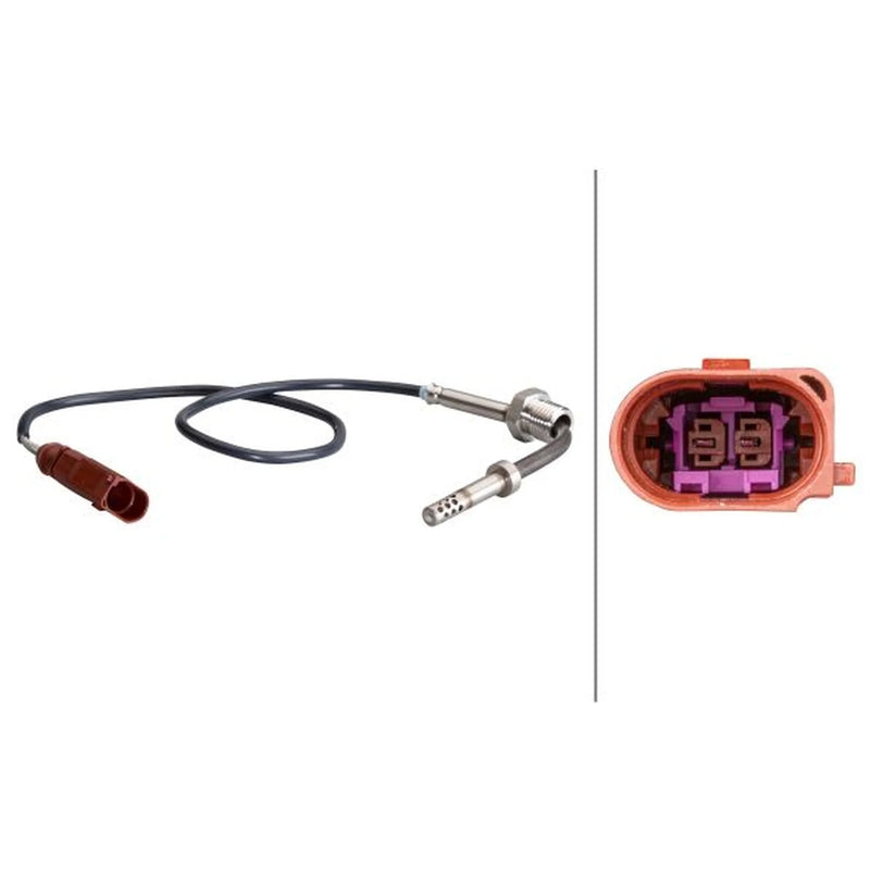 Hella Exhaust Gas Temperature Sensor before soot particulate filter fits Audi A3