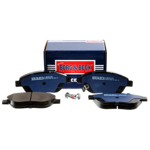 Borg & Beck Front Brake Vented Discs & Pads fits Fiat 500L 2014 on 1.3