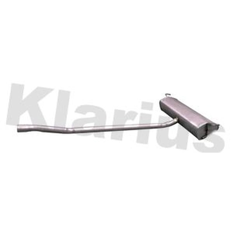 Klarius Box With Tail Pipe Rear fits Fiat 500X 2014-2020 1.6