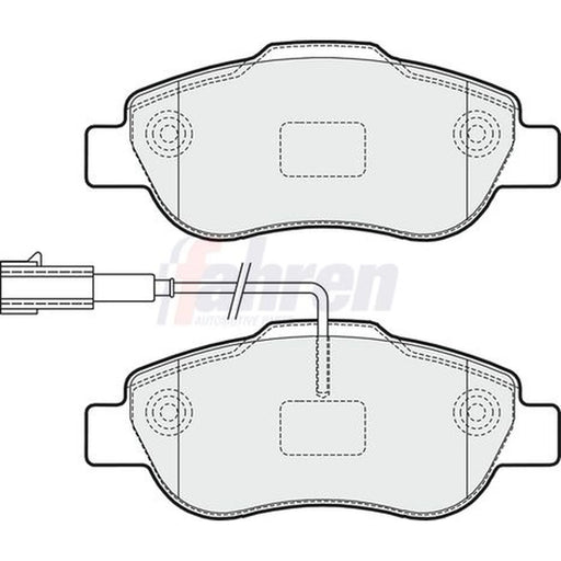 Fahren Front Brake Pad Set FBP3611