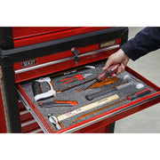 Sealey Easy Peel Shadow Foamï Orange/Black 1200 x 550 x 30mm SF30OR Sealey - Dynamic Drive