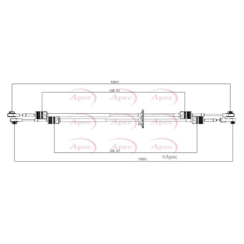 Apec Manual Transmission Cable Pull fits Ford Transit 2006-2014 2.2 2.4