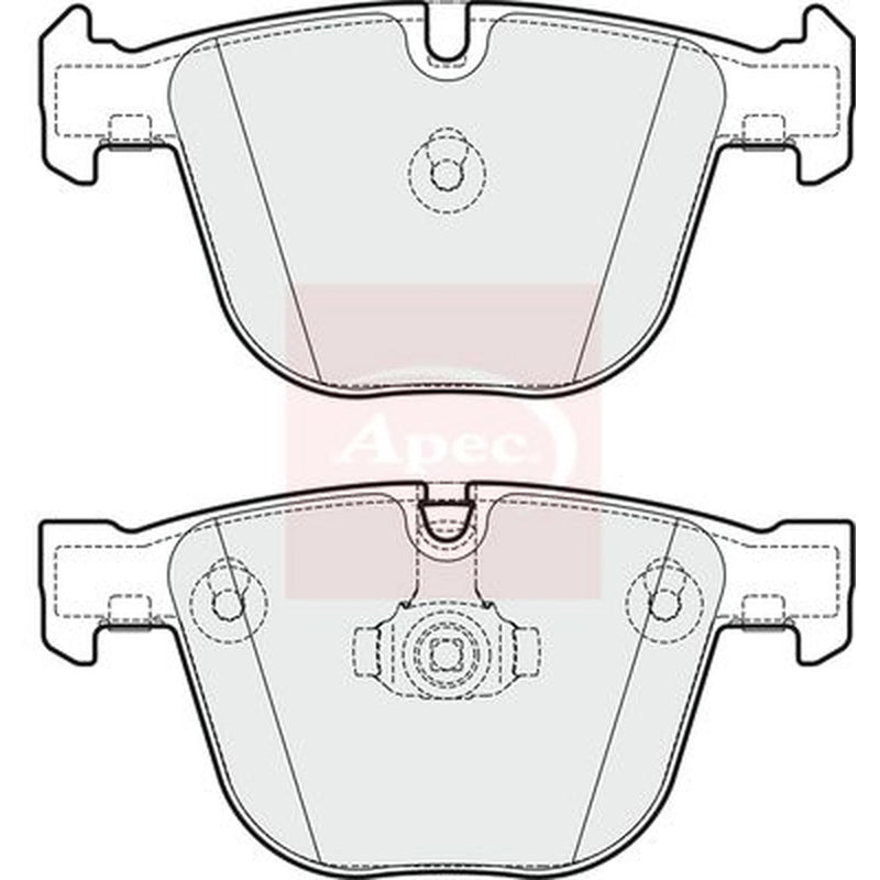 Apec Rear Brake Pad Set PAD1732