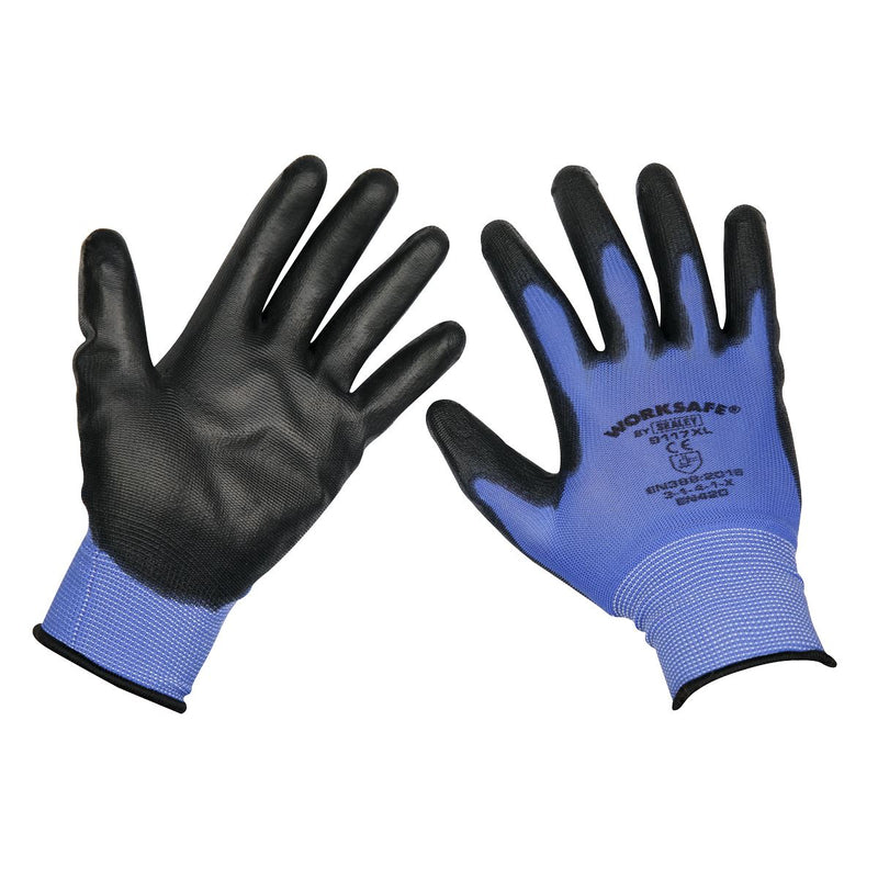Worksafe Lightweight Precision Grip Gloves, X-Large - Pack of 120 Pairs Worksafe - Dynamic Drive