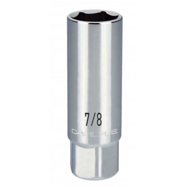 Carlyle Tools 3/8In Drive 7/8In Chrome Spark Plug Socket - image 1