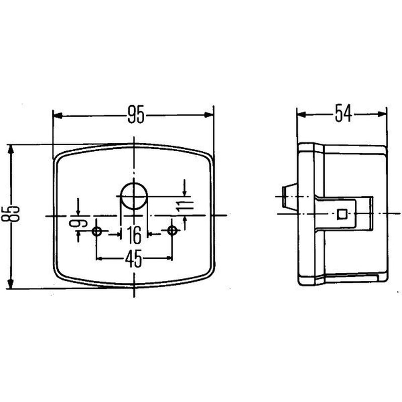 Hella Direction Indicator Light Left