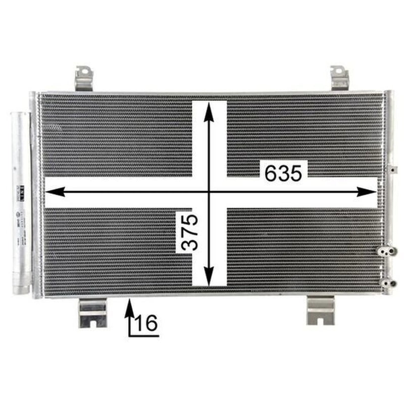 Mahle Air Conditioning Condenser fits Lexus Gs 2012-2018